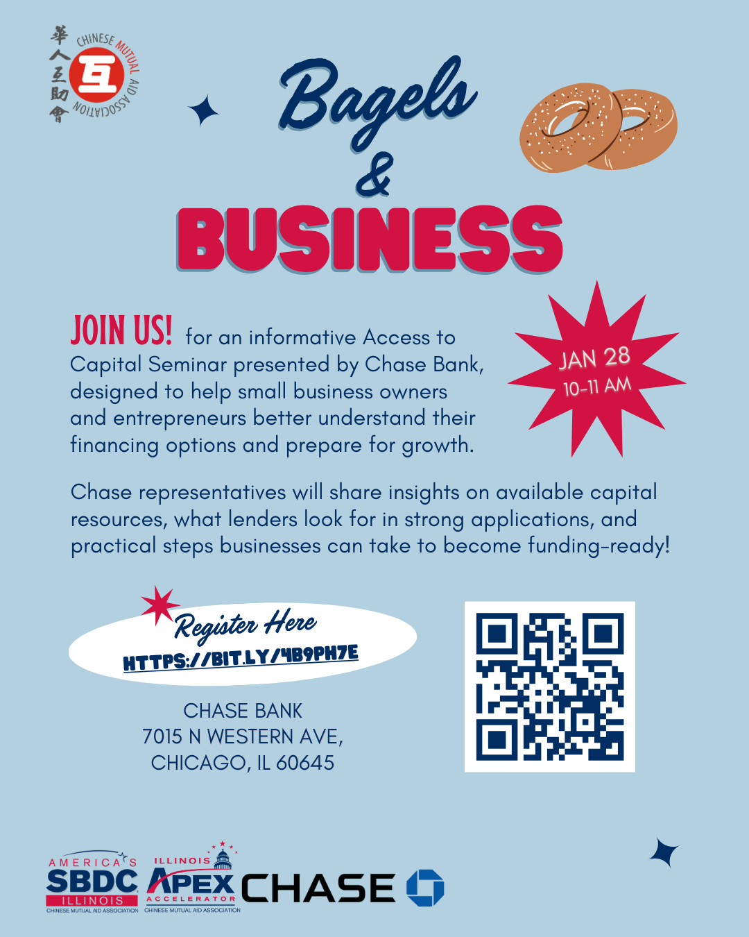 Bagels & Business Flyer