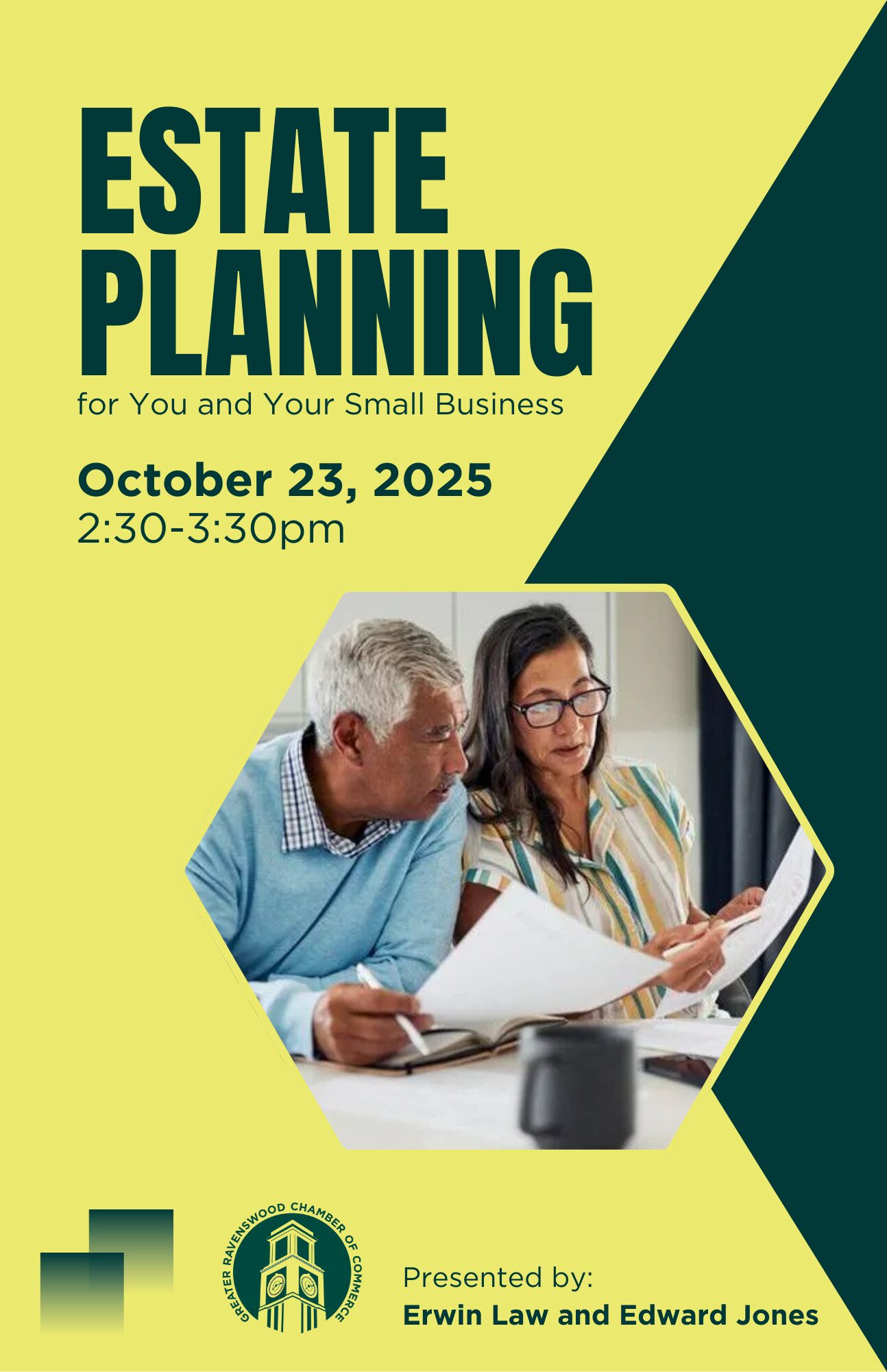 Estate Planning for Small Businesses 11 x 17 in