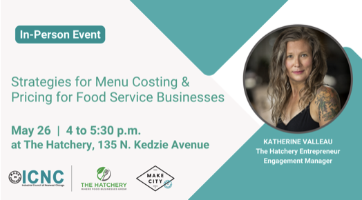 woman on flyer with information about event