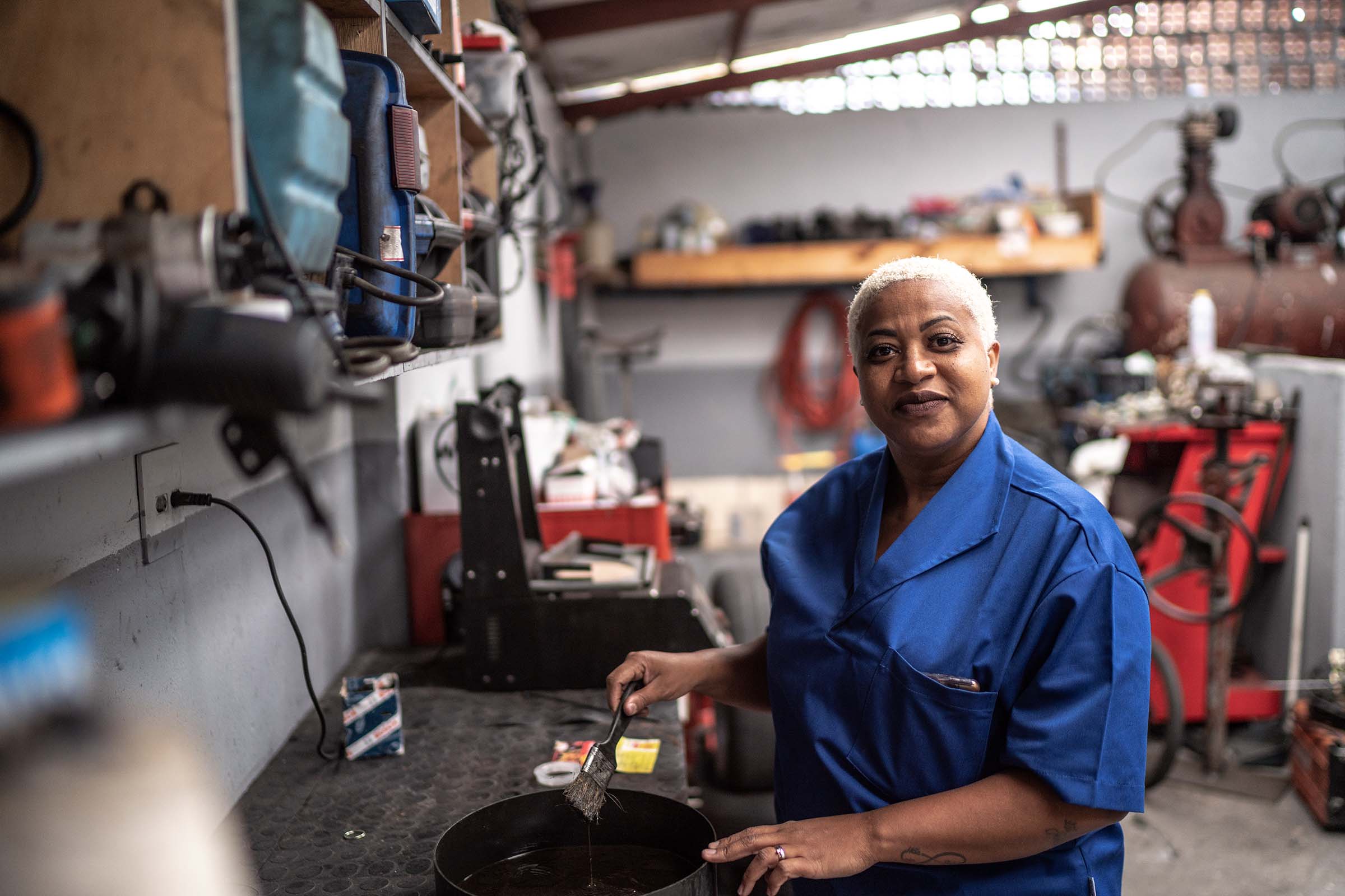 black woman mechanic business