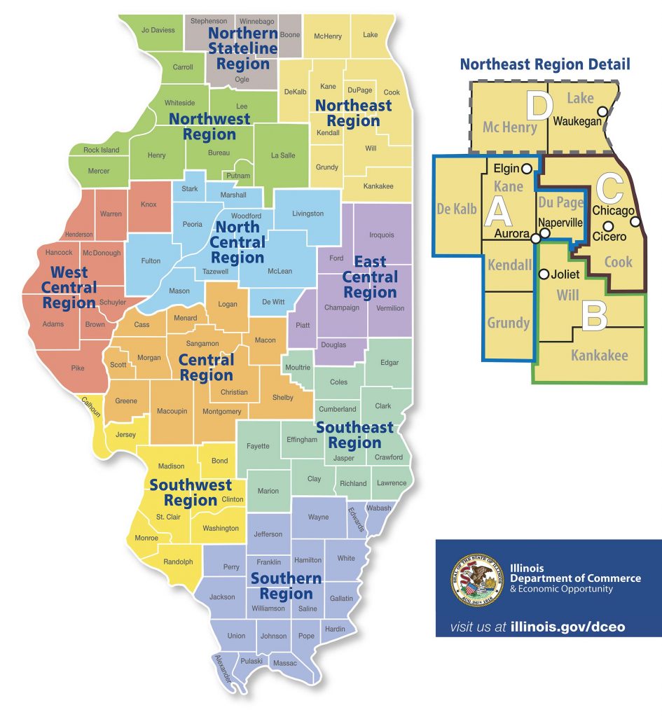Illinois Region Map